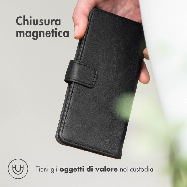 imoshion Cover a libro di Lusso Samsung Galaxy A16 - Nero