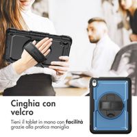 Accezz Cover Posteriore Resistente con tracolla Apple iPad 11 (2025) 11 pollici A16 / iPad 10 (2022) 10.9 pollici - Blu