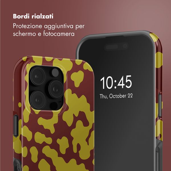 Selencia Cover posteriore Vivid con MagSafe Apple iPhone 16 Pro - Moo'd Olive Dust