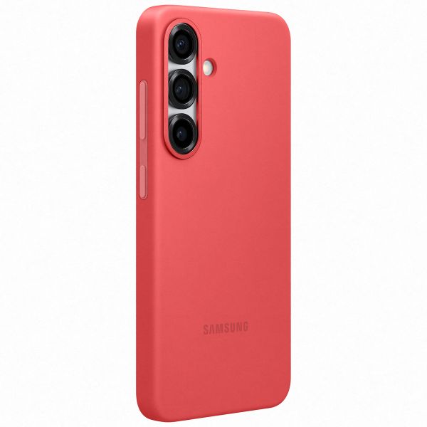 Samsung Cover originale in silicone Samsung Galaxy S25 - Peach