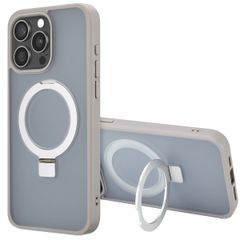 Accezz Cover con anello e supporto con MagSafe Apple iPhone 15 Pro Max - Grigio
