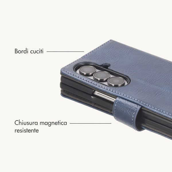imoshion Cover a libro di Lusso Samsung Galaxy Z Fold 8 Ultra - Blu scuro