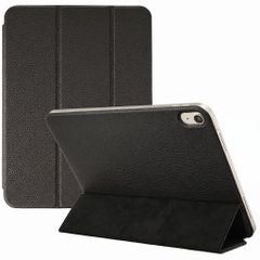 Accezz Cover a libro trifold in pelle Apple iPad 11 (2025) 11 pollici A16 / iPad 10 (2022) 10.9 pollici - Nero