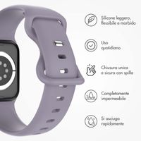 imoshion Cinturino in silicone⁺ Apple Watch | 44/45/46/49 mm - Taglia M/L - Lavender