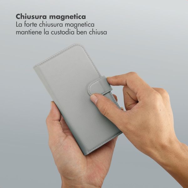 Selencia Libreria rimovibile Olyn con MagSafe Apple iPhone 16 - Grigio