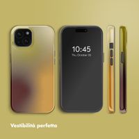 Selencia Cover posteriore Vivid con MagSafe Apple iPhone 15 - Gradient Olive Dust