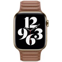 Apple Cinturino Leather Link Apple Watch | 38/40/41/42 mm - Taglia M/L - Saddle Brown