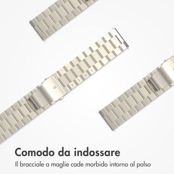 imoshion Cinturino in acciaio  - Attacco universale 20 mm - Starlight