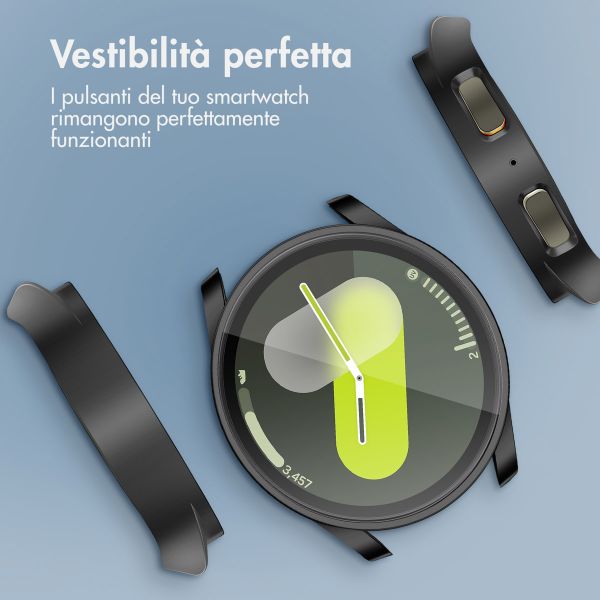 imoshion Cover rigida integrale Samsung Galaxy Watch 7 - 44 mm - Nero