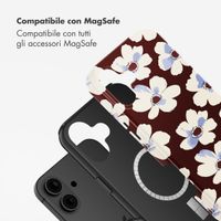 Selencia Cover posteriore Vivid con MagSafe Apple iPhone 16 - Choco Flower Pop