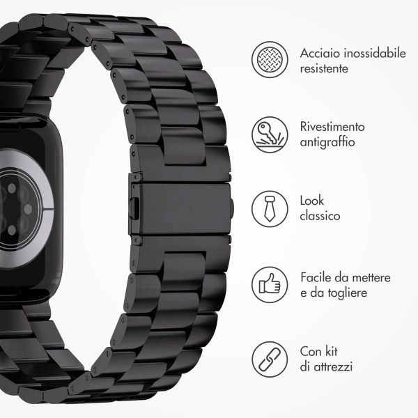 imoshion Cinturino in acciaio Apple Watch | 38/40/41/42 mm - Nero