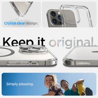 Spigen Cover Posteriore Ultra Ibrida con MagSafe Apple iPhone 14 Pro - Carbon Fiber Black