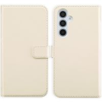 Selencia Cover a libro in vera pelle Samsung Galaxy A35 - Greige