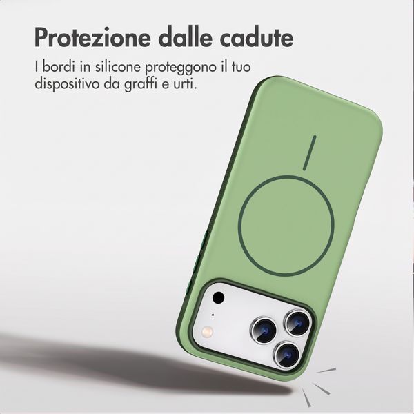 imoshion Cover posteriore Color con Thin MagSafe Ring Apple iPhone 18 Pro Max / 17 Pro Max - Verde scuro