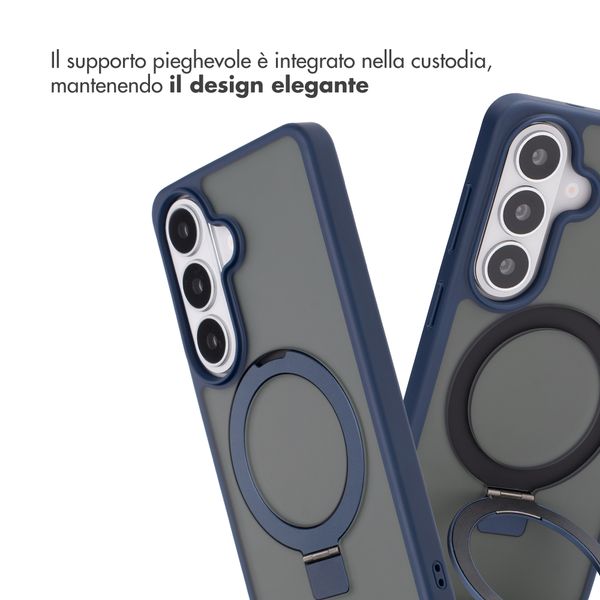 Accezz Cover con anello e supporto con MagSafe Samsung Galaxy S26 - Blu