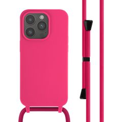 imoshion Cover in Silicone con Cordino Apple iPhone 14 Pro - Fluor Roze