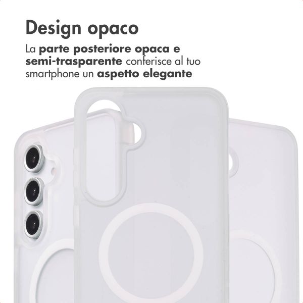 imoshion Cover posteriore Color Guard con MagSafe Samsung Galaxy S24 FE - Bianco
