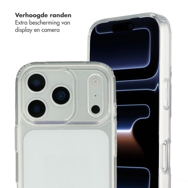 Selencia Cover trasparente con ganci + laccetto da polso Lova Apple iPhone 17 Pro Max - Beige