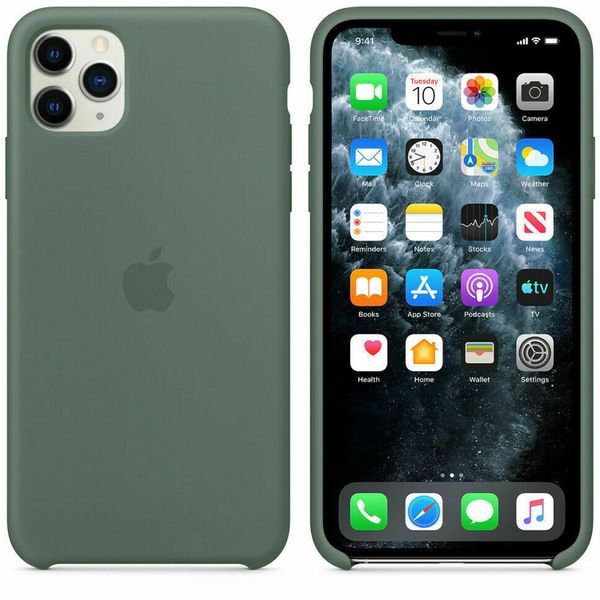 Apple Cover in Silicone Apple iPhone 11 Pro - Pine Green