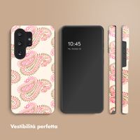 Selencia Cover posteriore Vivid con MagSafe Samsung Galaxy S26 Ultra - Paisley Blush
