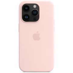 Apple Cover Posteriore in Silicone con MagSafe Apple iPhone 14 Pro - Chalk Pink