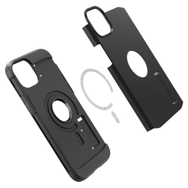 Spigen Cover Posteriore Corazzata Tough con MagSafe Apple iPhone 14 - Nero