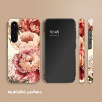 Selencia Cover posteriore Vivid con MagSafe Samsung Galaxy S25 - Vintage Peony