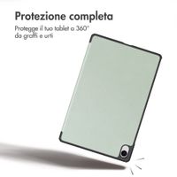 imoshion Cover a libro Trifold Samsung Galaxy Tab S11 - Verde chiaro