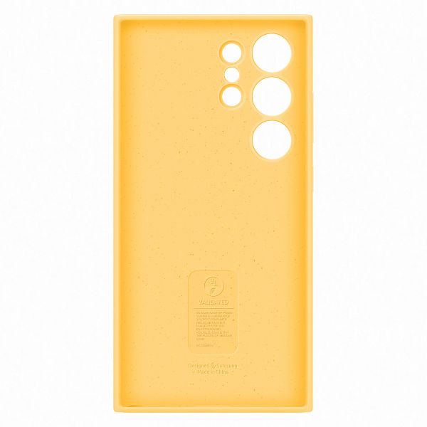 Samsung Cover originale in silicone Samsung Galaxy S24 Ultra - Yellow