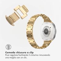 Selencia Cinturino Chain Samsung Galaxy Watch 9 (40/44mm) / Watch 8 (40/44mm) / Classic (46mm) - Oro