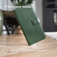 imoshion Cover a libro di Lusso Apple iPhone 15 - Verde