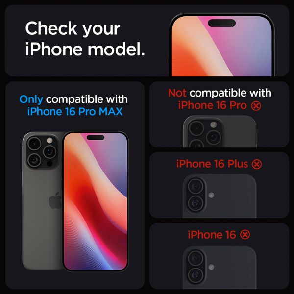 Spigen Vetro temperato privacy GLAStR EZ Fit + Applicatore - confezione da 2 Apple iPhone 16 Pro Max / 17 Pro Max
