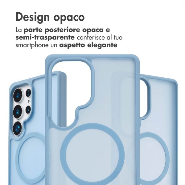 imoshion Cover posteriore Color Guard con MagSafe Samsung Galaxy S25 Ultra - Azzurro