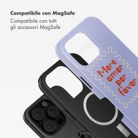 Selencia Cover posteriore Vivid con MagSafe Apple iPhone 16 Pro Max - More Amor