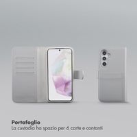 Selencia Libreria rimovibile Olyn con MagSafe Samsung Galaxy A35 / A55 - Grigio