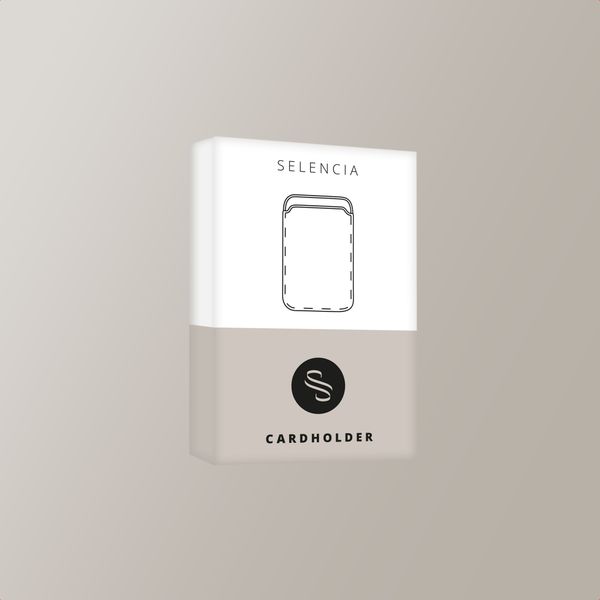 Selencia Portacarte Croco con MagSafe - Burgundy