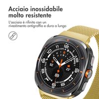 imoshion Cinturino milanese magnetico Samsung Galaxy Watch Ultra (2024/2025) - Oro