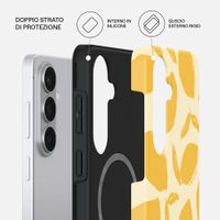 Burga Cover Posteriore Resistente con MagSafe Samsung Galaxy S26 - Lemon Tart