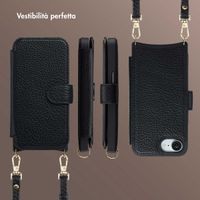 Selencia Cover Riva con MagSafe e cordino Apple iPhone 17e / 16e - Nero