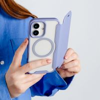 imoshion Bookcase trasparente con MagSafe Samsung Galaxy A57 (5G) - Lilla