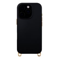 Selencia Cover posteriore Rivièra con MagSafe con ganci rimovibili Apple iPhone 16 Pro - Velvet Black