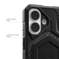 UAG Cover Posteriore Monarch Pro Apple iPhone 16 - Carbon Fiber