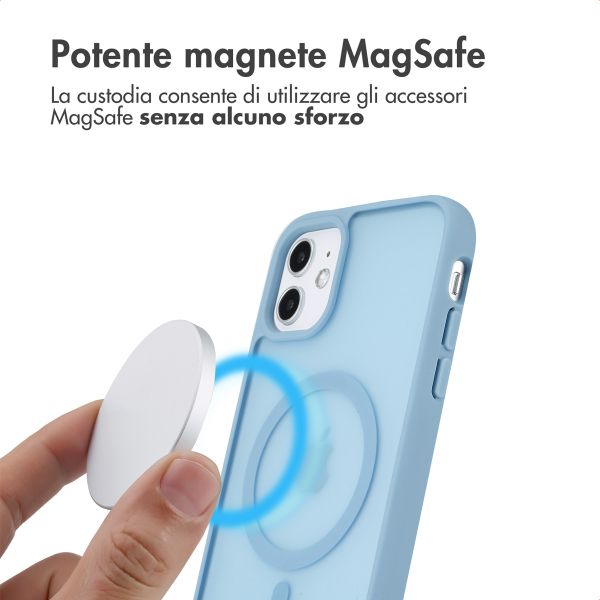 imoshion Cover posteriore Color Guard con MagSafe Apple iPhone 11 - Azzurro