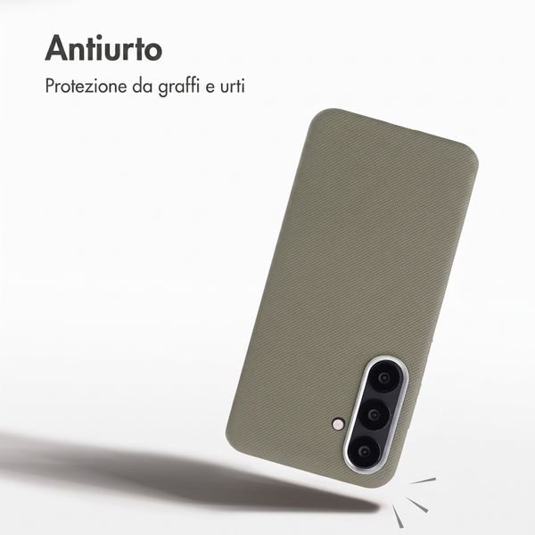 Accezz Cover Mesh con MagSafe Samsung Galaxy S25 / S24 - Grigio scuro