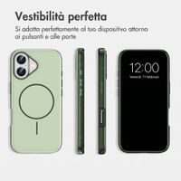 imoshion Cover posteriore Color con Thin MagSafe Ring Apple iPhone 17 - Verde scuro