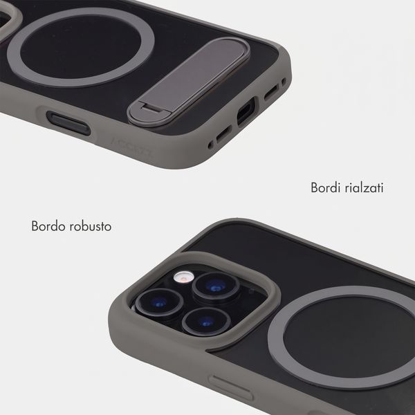 Accezz Cover Hold con MagSafe Apple iPhone 16 Pro - Grey