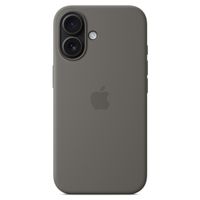 Apple Cover Posteriore in Silicone con MagSafe Apple iPhone 16 - Stone Gray