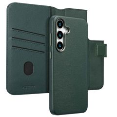 Accezz Cover in pelle 2 in 1 con MagSafe Samsung Galaxy S25 Plus - Cedar Green