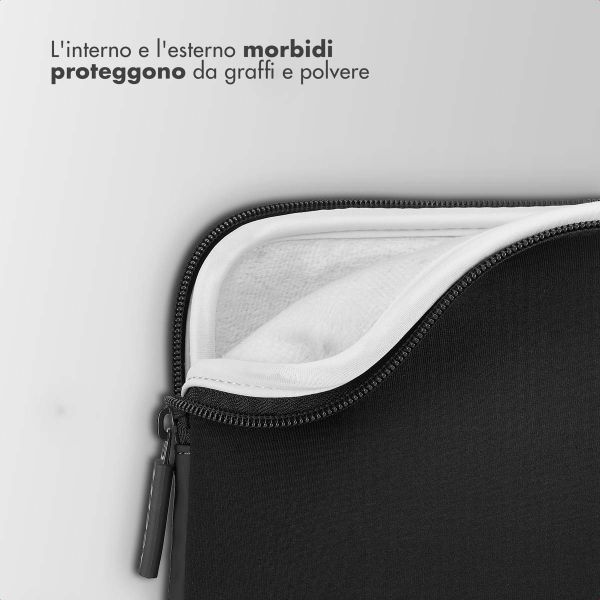 Accezz Cover per laptop 13-14 pollici - Laptopsleeve - Nera