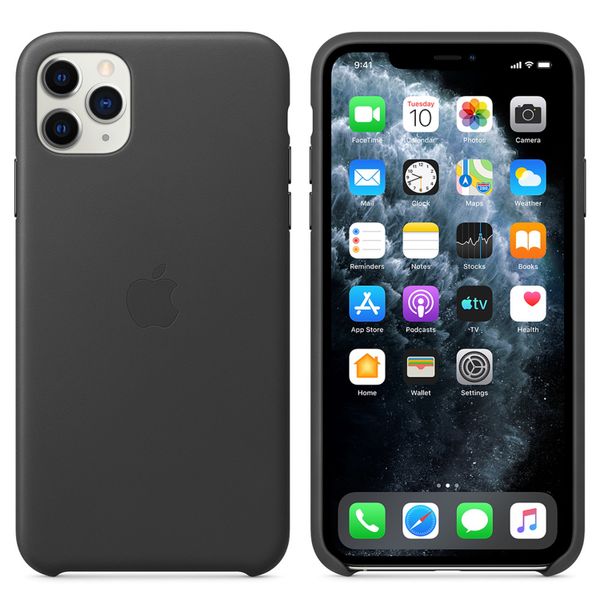 Apple Cover in Pelle iPhone 11 Pro Max - Black